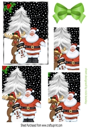 Lovely santa and friends pyramids