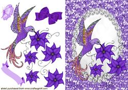Little Diamonte Hummingbird