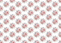 pretty water colour flower backing paper (small)