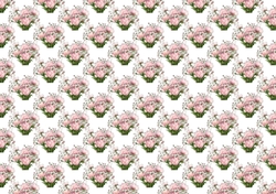 Pretty pink peonies backing paper (small)