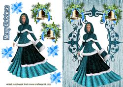 Pretty Lady, with Christmas Bells