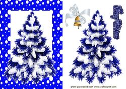 Christmas Tree in Blue