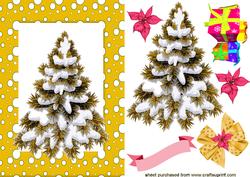 Christmas Tree in Gold