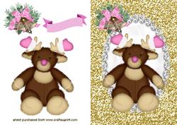Cute Little Brown Reindeer