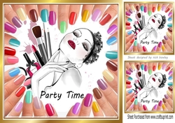 Spoilt for choice with colours pretty nails PARTY TIME! 8x8