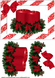 Red Christmas Candles