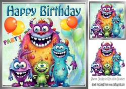 Monster Party 8x8 (Four)