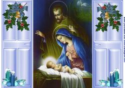 Beautiful Religious Christmas Gatefold