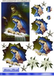 Beautiful Nativity Star Pyramids