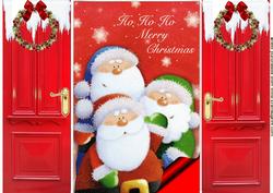 3 Happy Santas, Ho! Ho! Ho! Gatefold