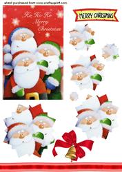 3 Happy Santas Ho! Ho! Ho!, Star Pyramids