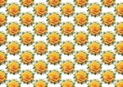 Yellow Rose Backing Paper (SMALL)