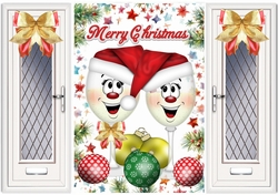 Funny Face Glasses Christmas Gate Fold