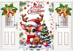 Pretty Deer In The Snow Christmas Gate Fold
