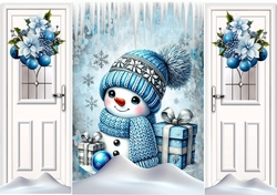 Cute Snowman With Gift Gatefold (ONE)