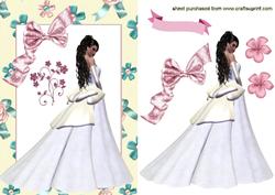 Pretty Lady, with Big Pink Bow