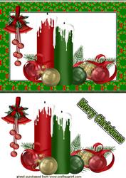 Christmas Coloured Candles