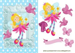 Rainbow Faerie, with Little Pink Birds