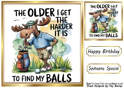 Funny 8X8 Topper With Humour Caption (SEVEN))