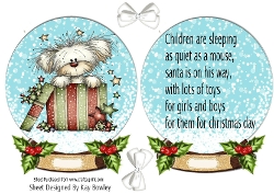 Snow Globe With Puppy With Insert (ONE)