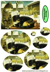 Winter Cats, Oval Pyramids