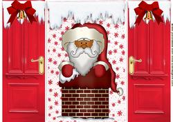 Lovely Santa in the Chimney, Gatefold