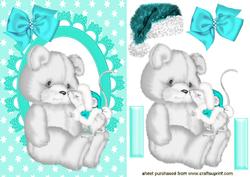 Cute Little Teddy & Mouse