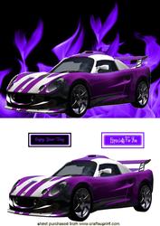 Especially for U, Purple Sports Car