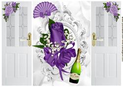 Special Occassion Purple Rose, Gatefold
