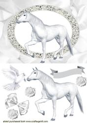 White Horse, White Diamonds