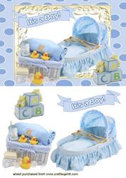 Blue Moses Basket, & Ducks
