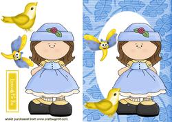 Lil Rosie, with Yellow Bird & Butterfly