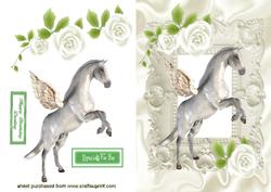 White Flying Horse