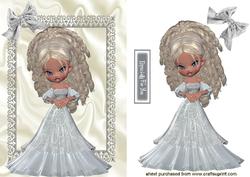Little Princess in a Silver Dress