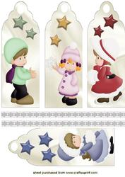 Little Children Dressed for the Winter, Bookmarks