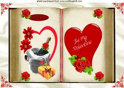 Beautiful Book of Romance, A4 Topper