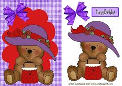 Red Tatter Teddy