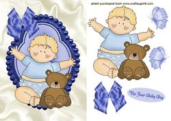 Baby Boy with Teddy