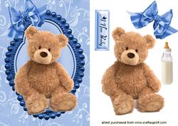 Cuddly Brown Bear, for a Boy