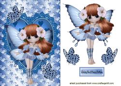 Little Faerie with Butterflies