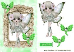 Little Faerie with Cheeky Butterflies