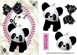 Little Black/white Panda