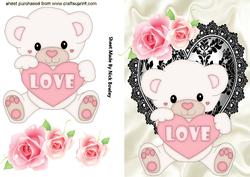 Little White Love Bear