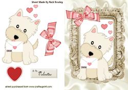 Little White Love Puppy