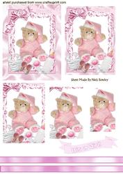 Little Pink Teddy for a Baby Girl, Pyramids