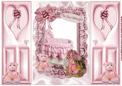 Pink for a Sweet Baby Girl, Gatefold