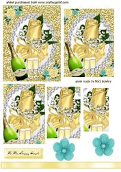 Yellow Rose in Diamond Frame Anniversary, Pyramids
