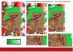 Cute Teddy Sports Pyramids