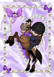 I Love My Horse, A4 Topper