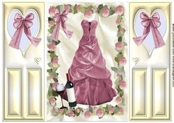 Pink Evening Dress, Gatefold
